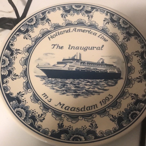 Blauw Delfts porcelain commeritive plate - Picture 2 of 5